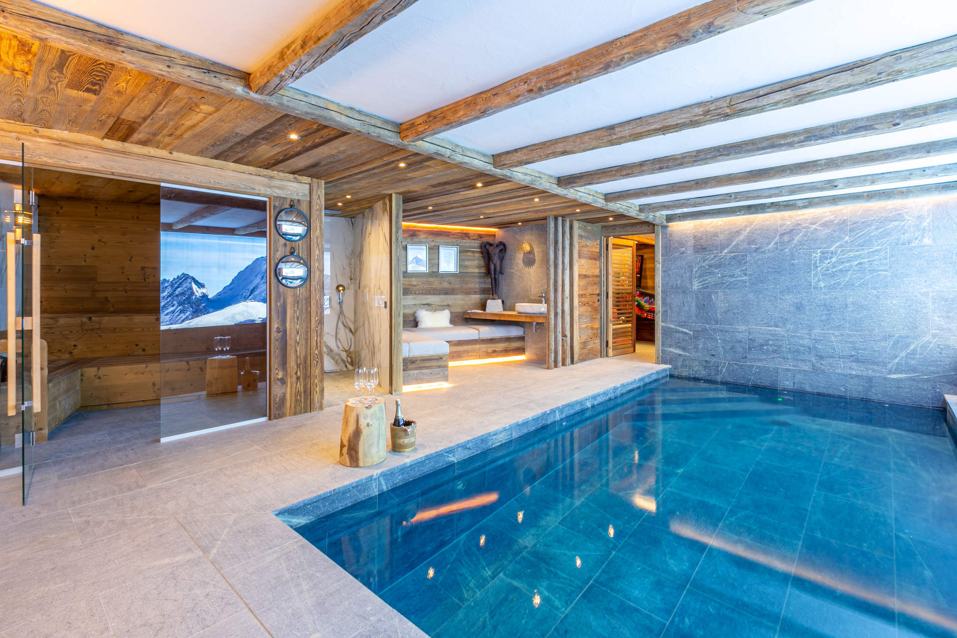 Val D'isère Location Chalet Luxe Valin Spa 