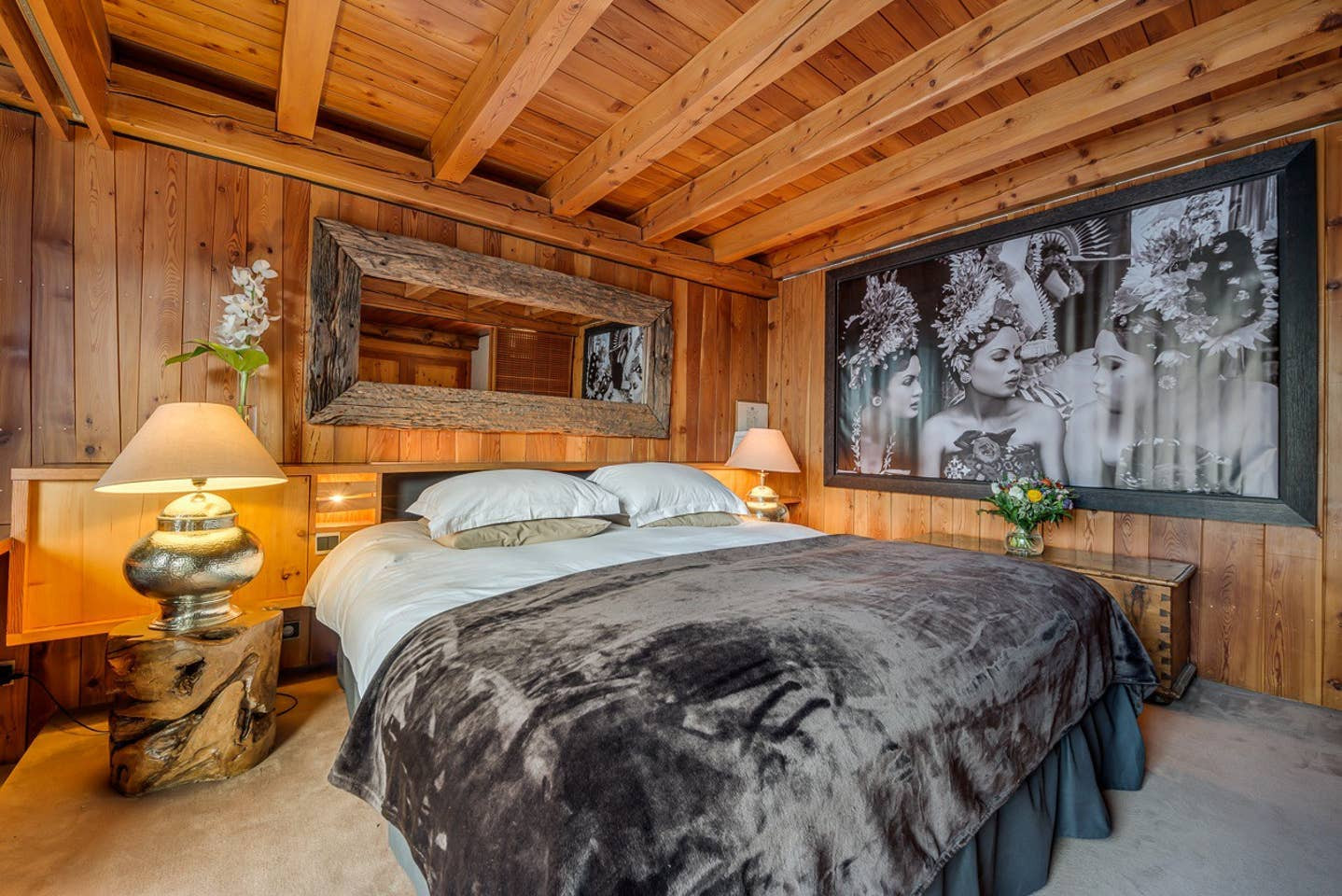 Val D'Isère Location Chalet Luxe Varulite Chambre 1