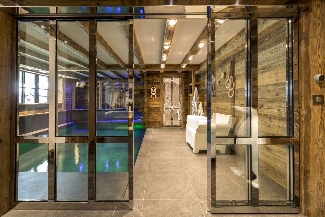 Val d’Isère Luxury Rental Chalet Vasel Swimming Pool
