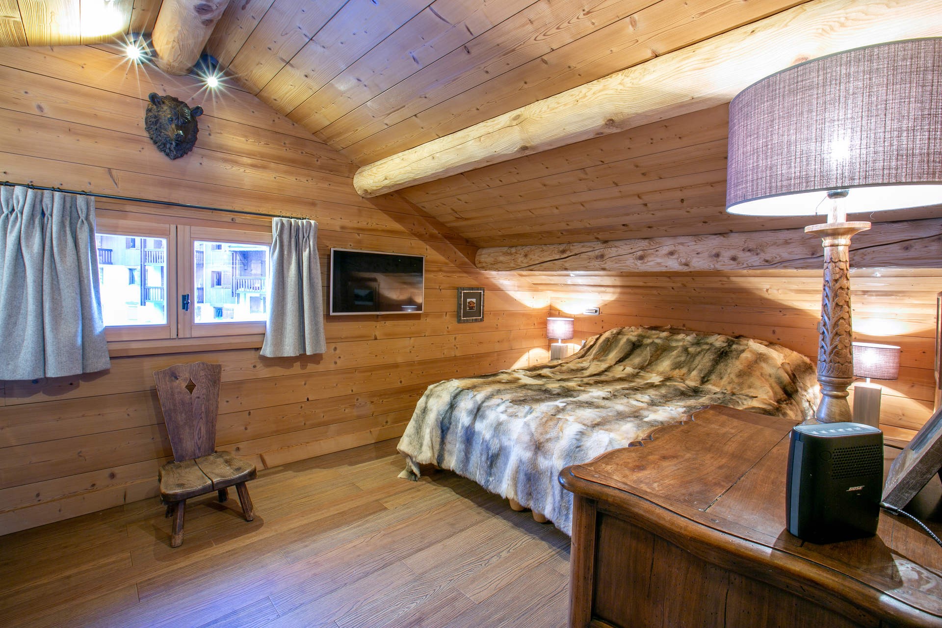 Val d’Isère Location Chalet Luxe Vauxate Chambre 4