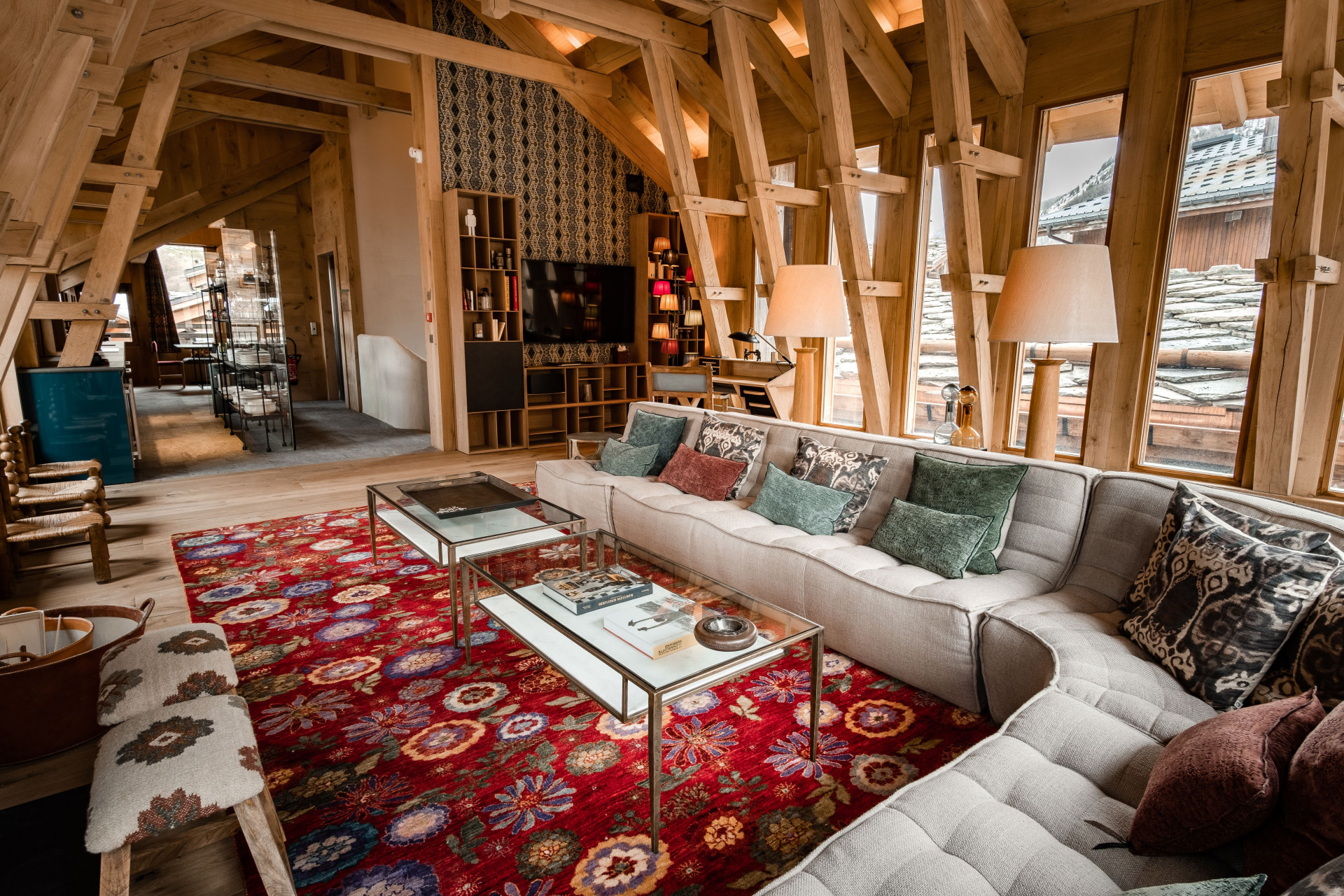 Val D'Isère Location Chalet Luxe Venturani Salon 1