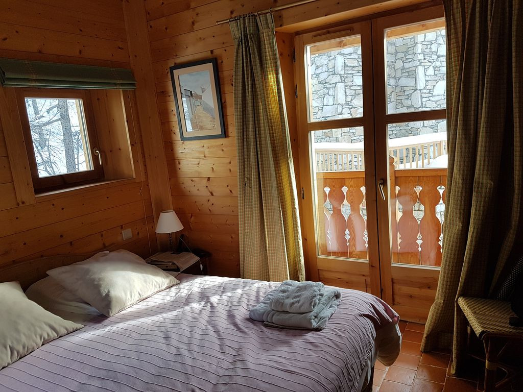 Val D'Isère Location Chalet Luxe Vernadite Chambre 