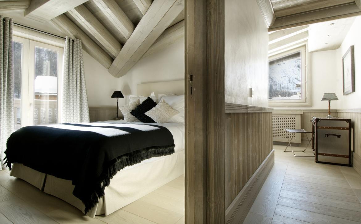 Val D'Isère Location Chalet Luxe Victorite Chambre 