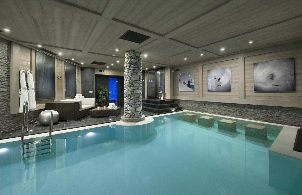 Val D'Isère Location Chalet Luxe Victorite Piscine 