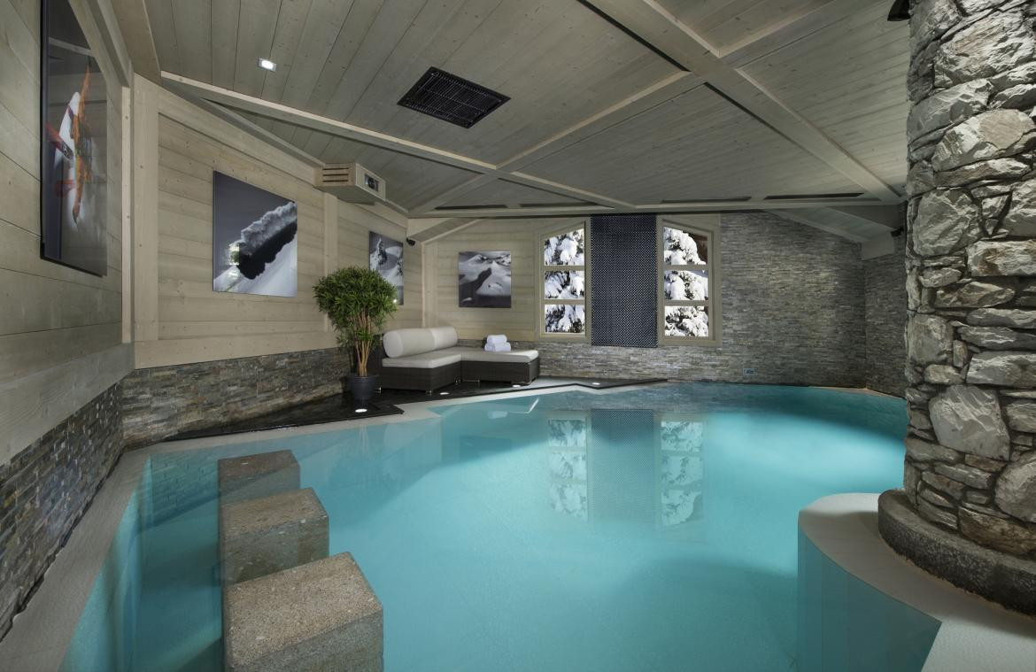 Val D'Isère Location Chalet Luxe Vivianite Piscine