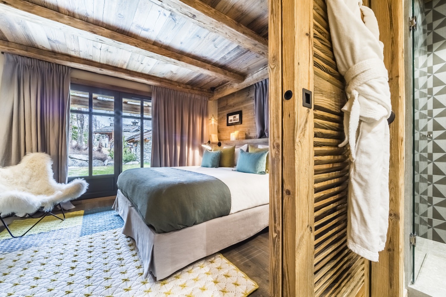 Val d'Isère Location Chalet Luxe Volga Chambre