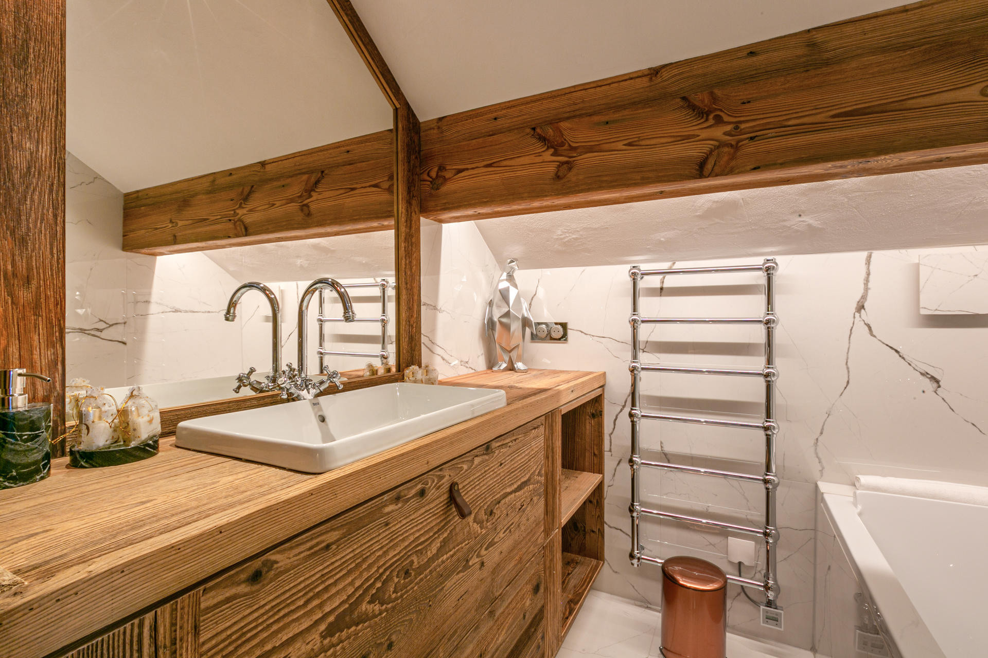 Val D'Isère Location Chalet Luxe Voline Salle De Bain 1