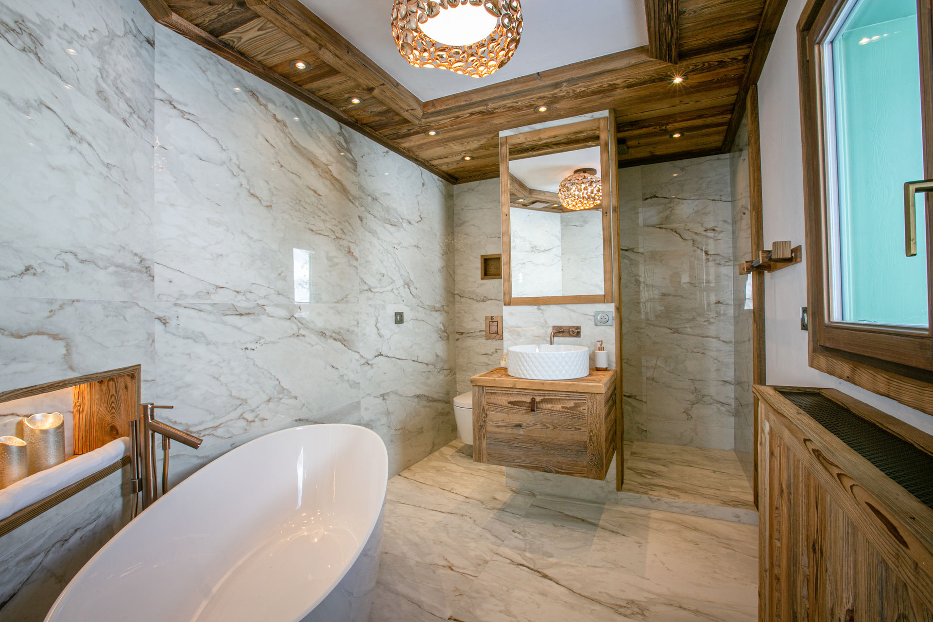 Val D'Isère Location Chalet Luxe Voline Salle De Bain
