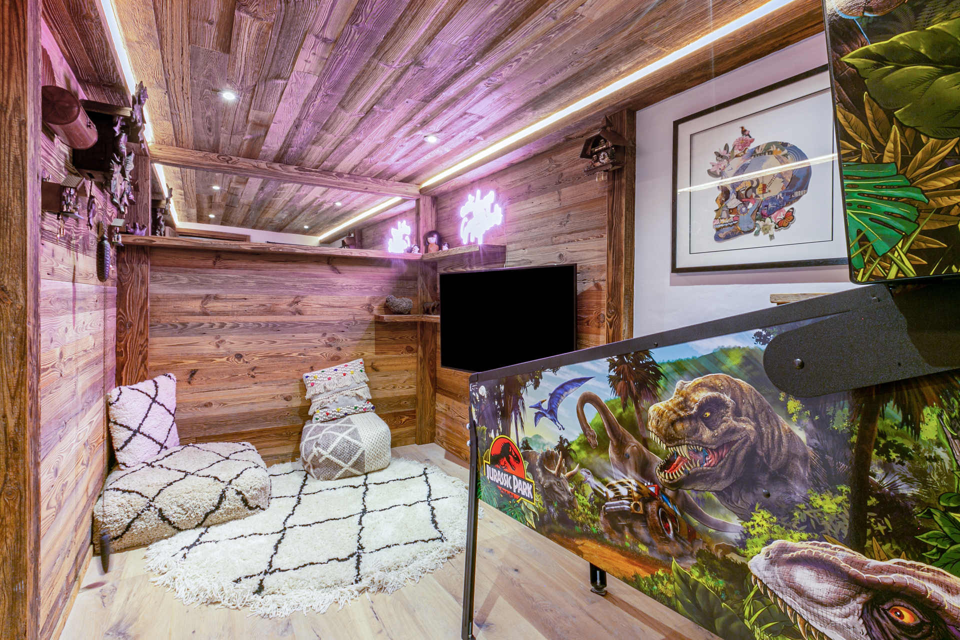 Val D'Isère Location Chalet Luxe Voline Salle De Jeux