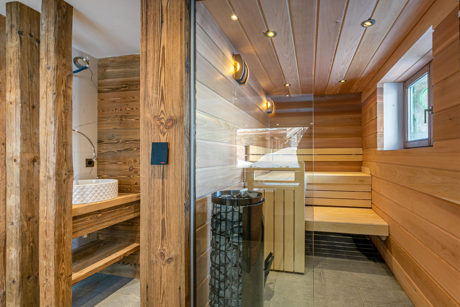 Val D'Isère Location Chalet Luxe Voline Sauna