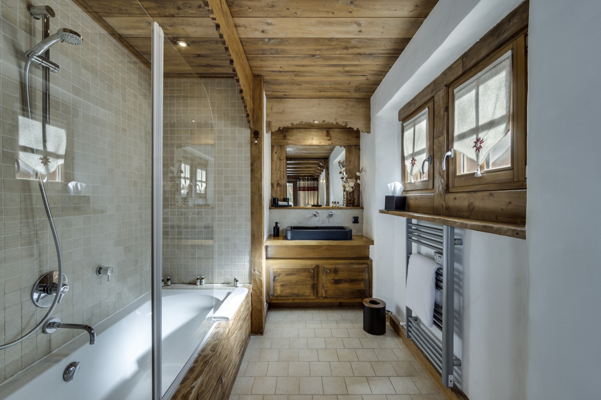 Val D’Isère Location Chalet Luxe Vonsanite Salle De Bain