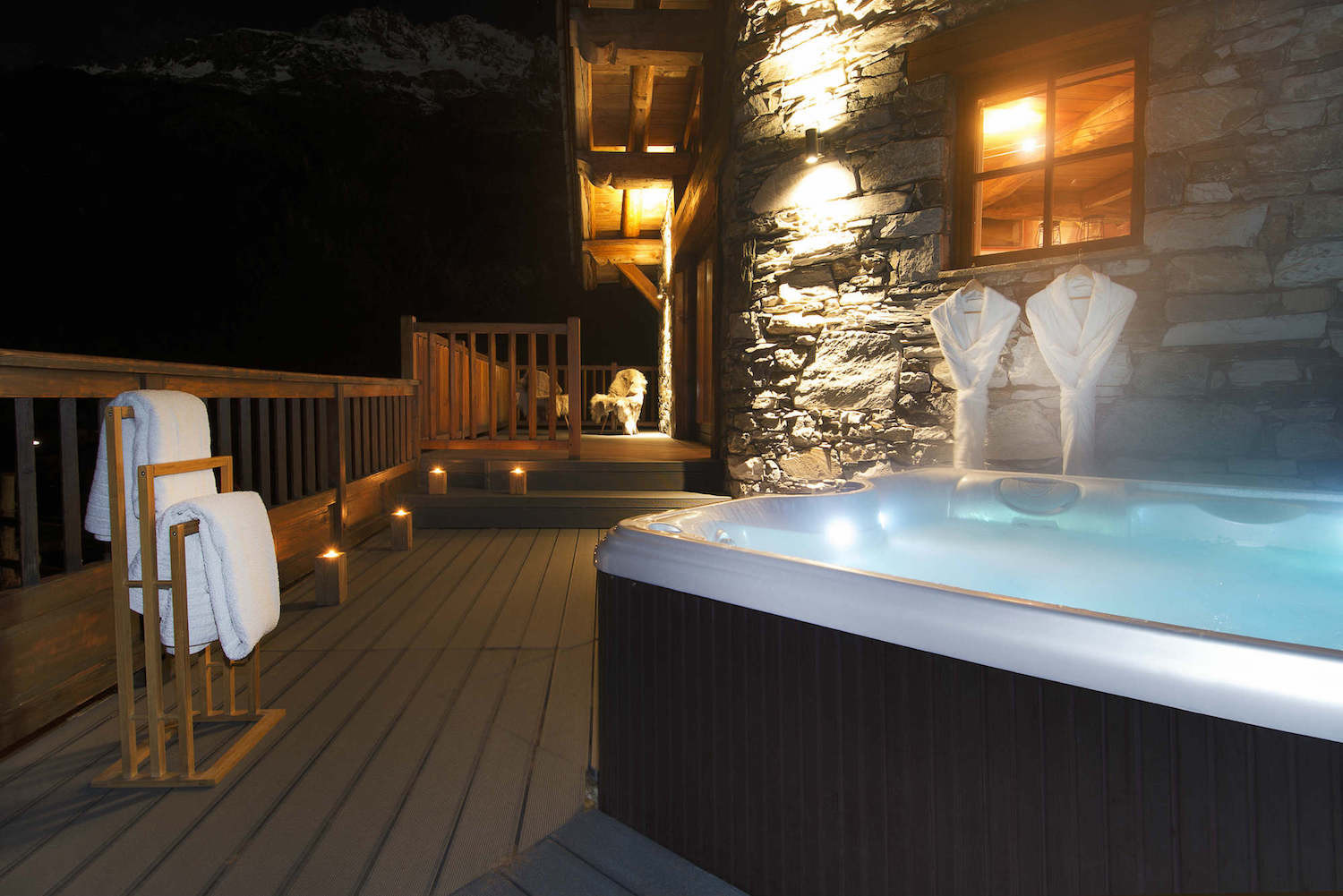 Val D'Isère Location Chalet Luxe Vonsenite Jacuzzi 