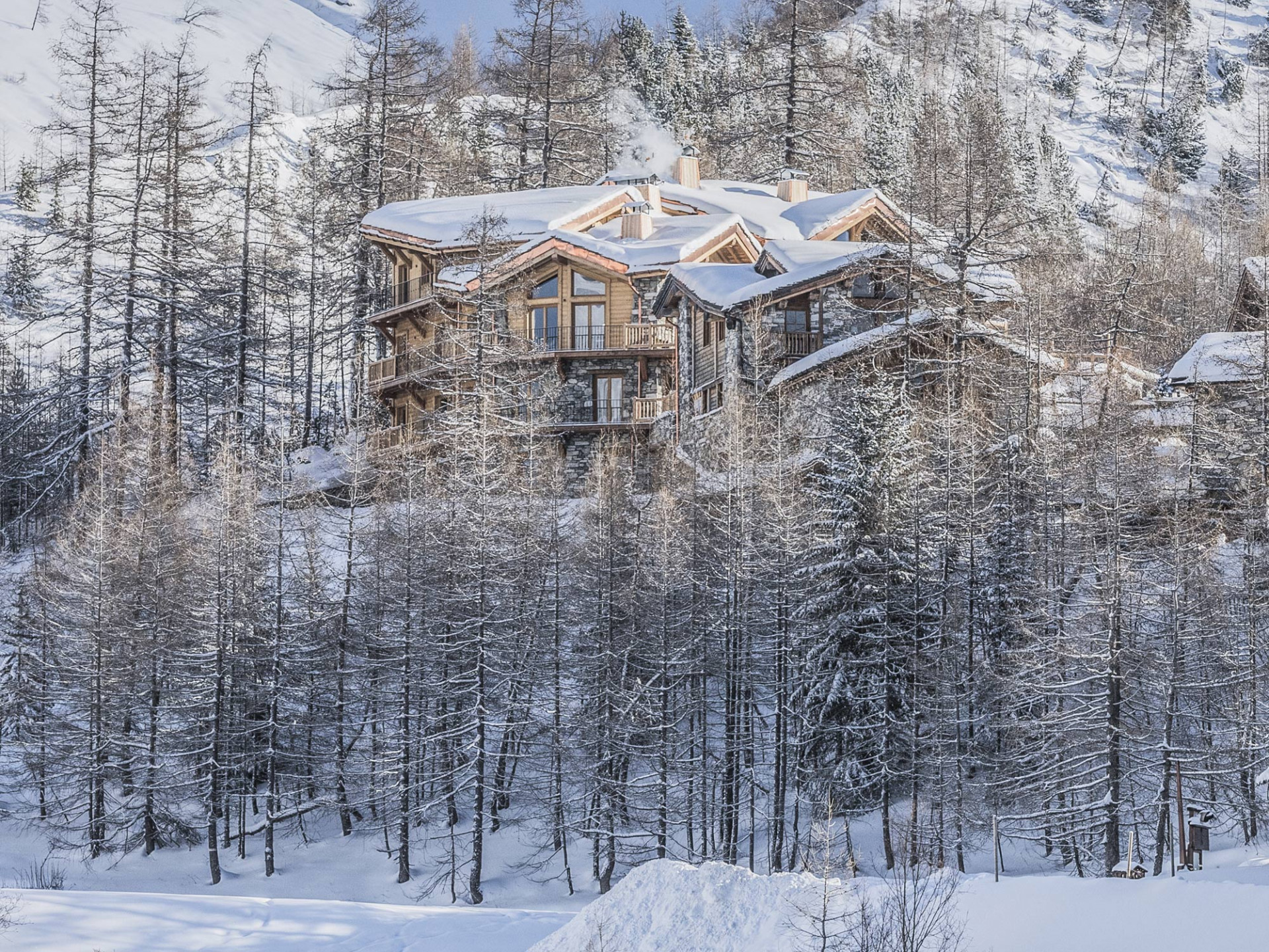 Val D'Isère Location Chalet Luxe Voralia Extérieur