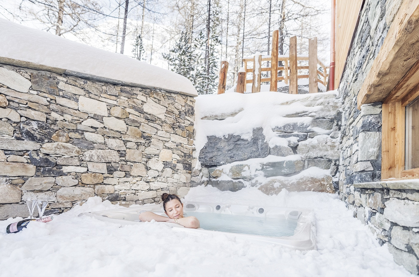 Val D'Isère Location Chalet Luxe Voralia Jacuzzi