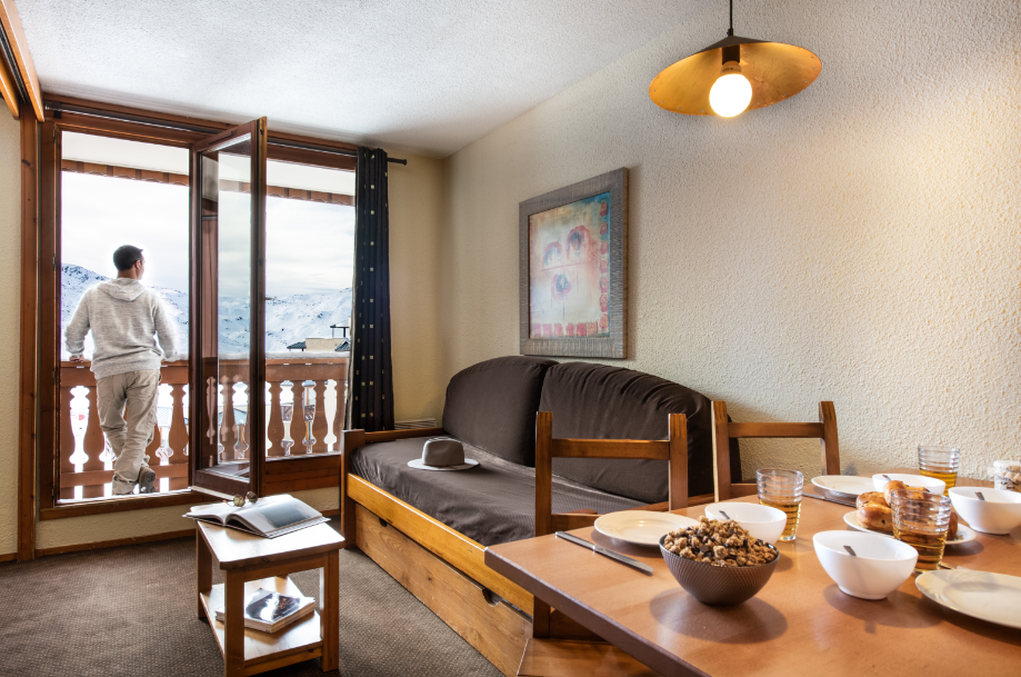 Val Thorens Location Appartement Luxe Fotino Salon 2