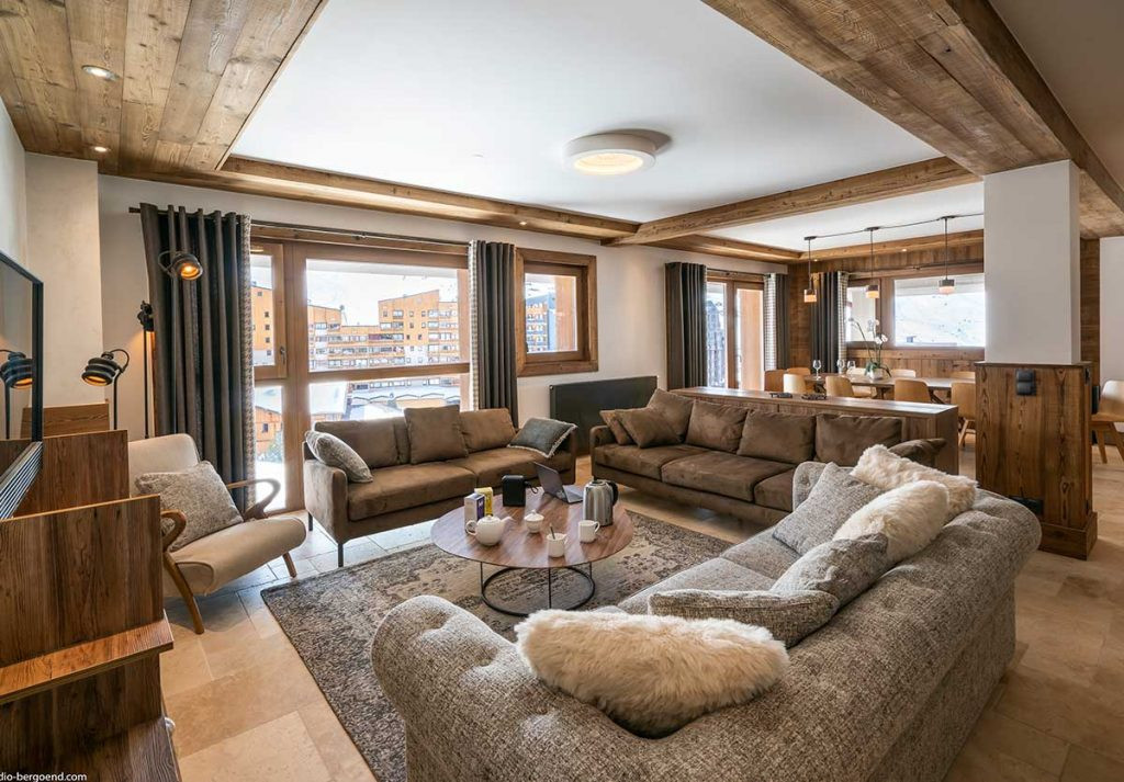 Val Thorens Location Appartement Luxe Onora Canapé 2