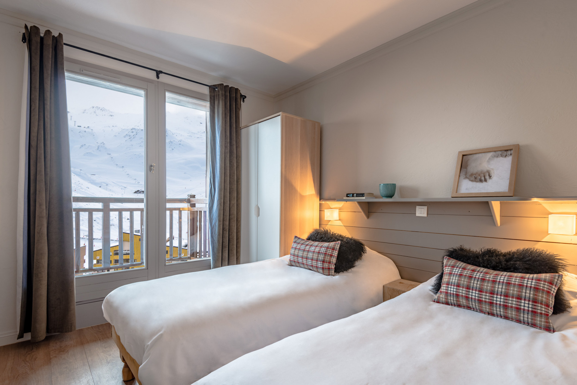 Val Thorens Location Appartement Luxe Oveline Chambre