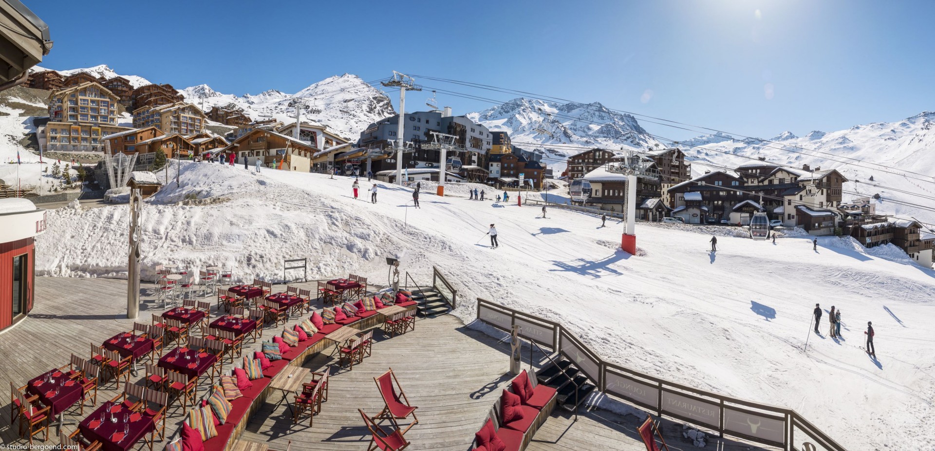 Val Thorens Rental Apartment Luxury Valekite Terrace