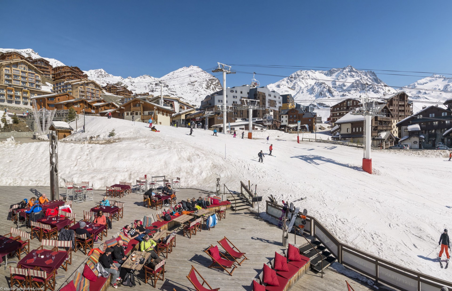 Val Thorens Location Appartement Luxe Valokite Terrasse