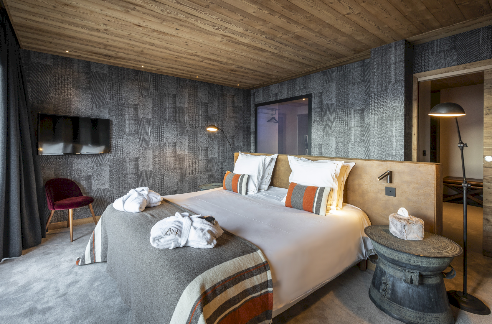 Val Thorens Location Chalet Luxe Linov Chambre