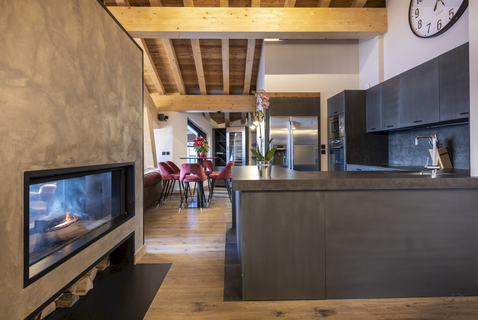 Val Thorens Location Chalet Luxe Linov Cuisine