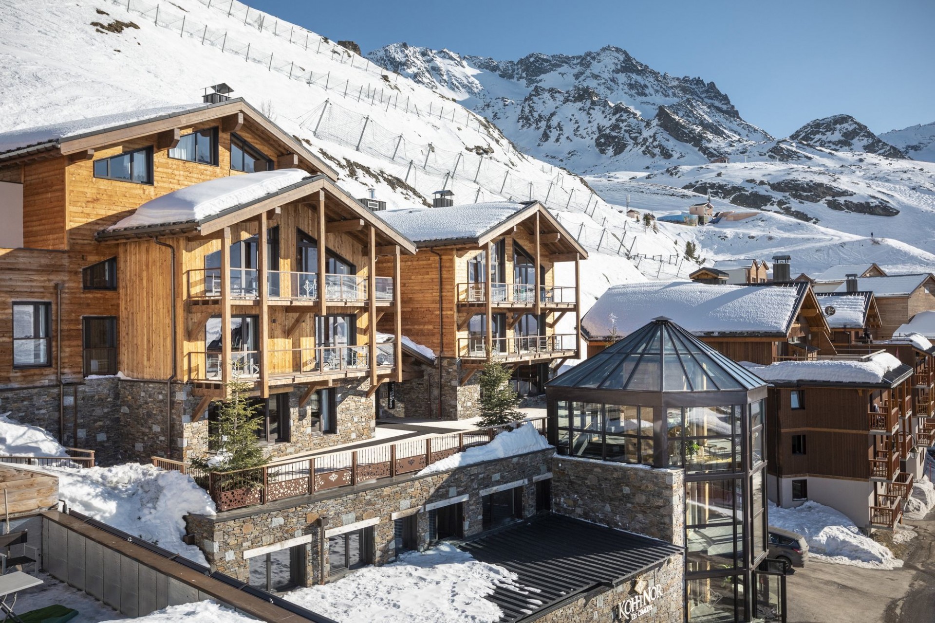 Val Thorens Location Chalet Luxe Olidan Extérieur