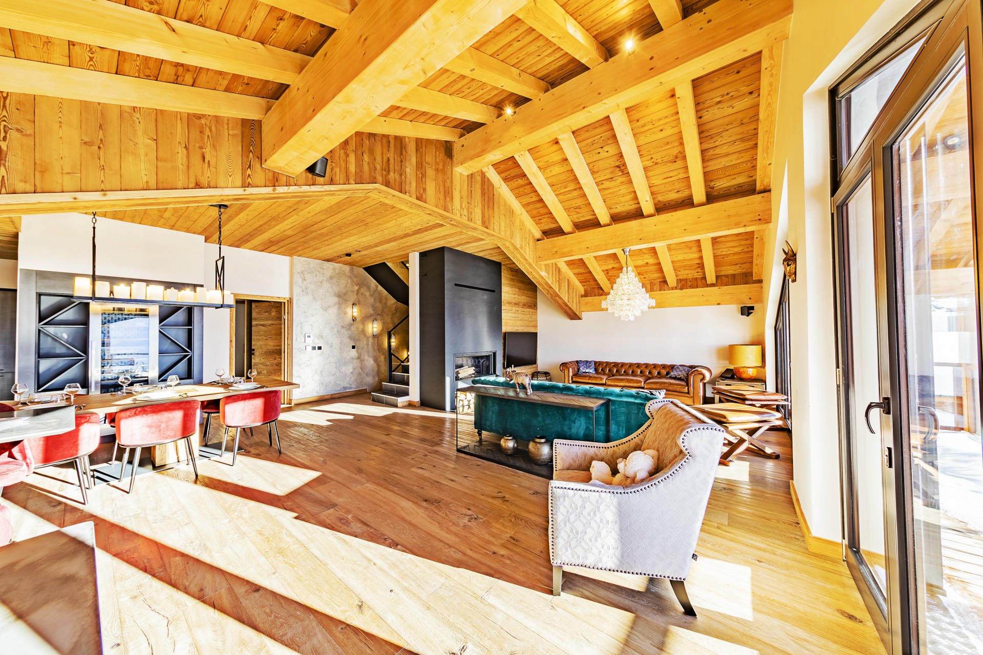 Val Thorens Location Chalet Luxe Olidan Séjour