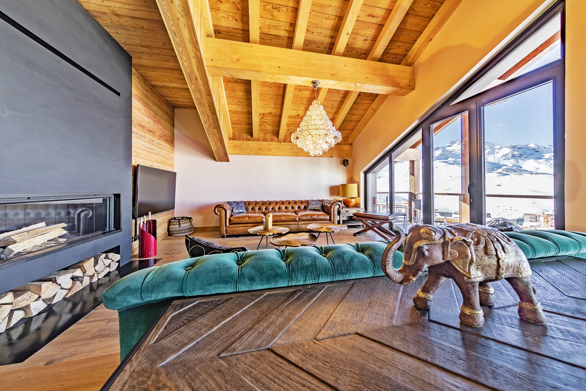 Val Thorens Location Chalet Luxe Olidan Séjour 2
