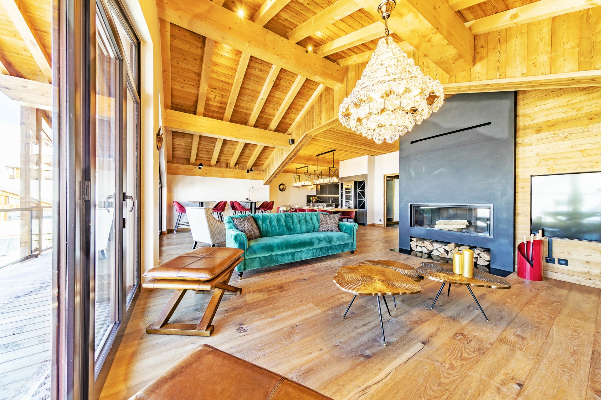 Val Thorens Luxury Rental Chalet Olidan Living Area 3