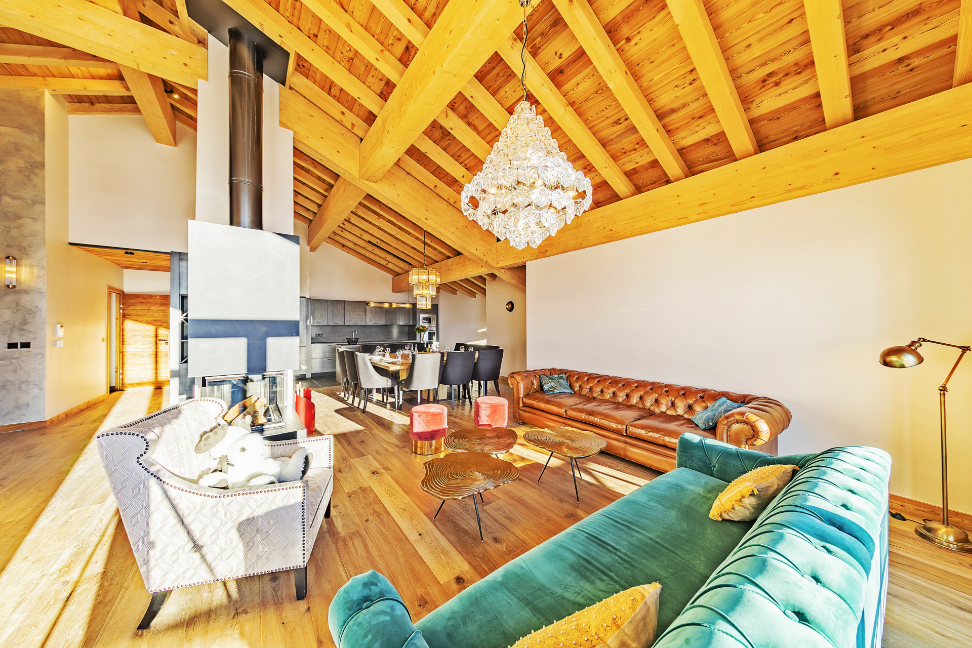 Val Thorens Location Chalet Luxe Olide Salon 