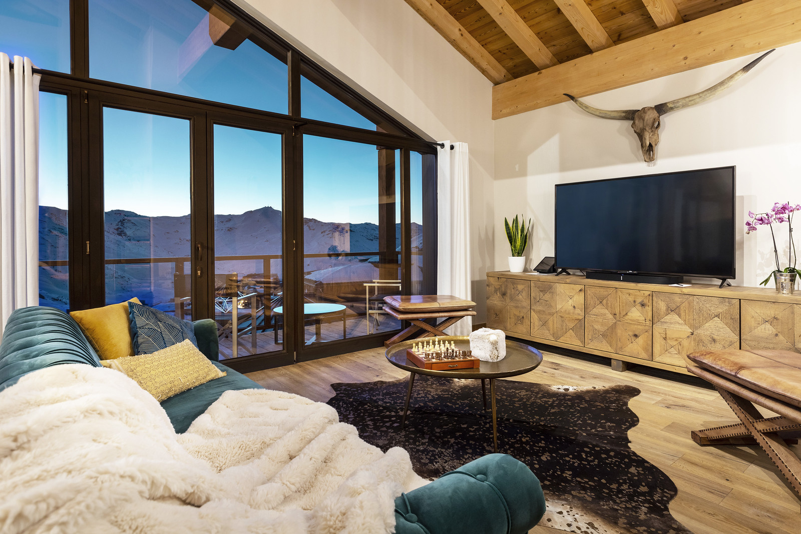 Val Thorens Location Chalet Luxe Talju Salon 2