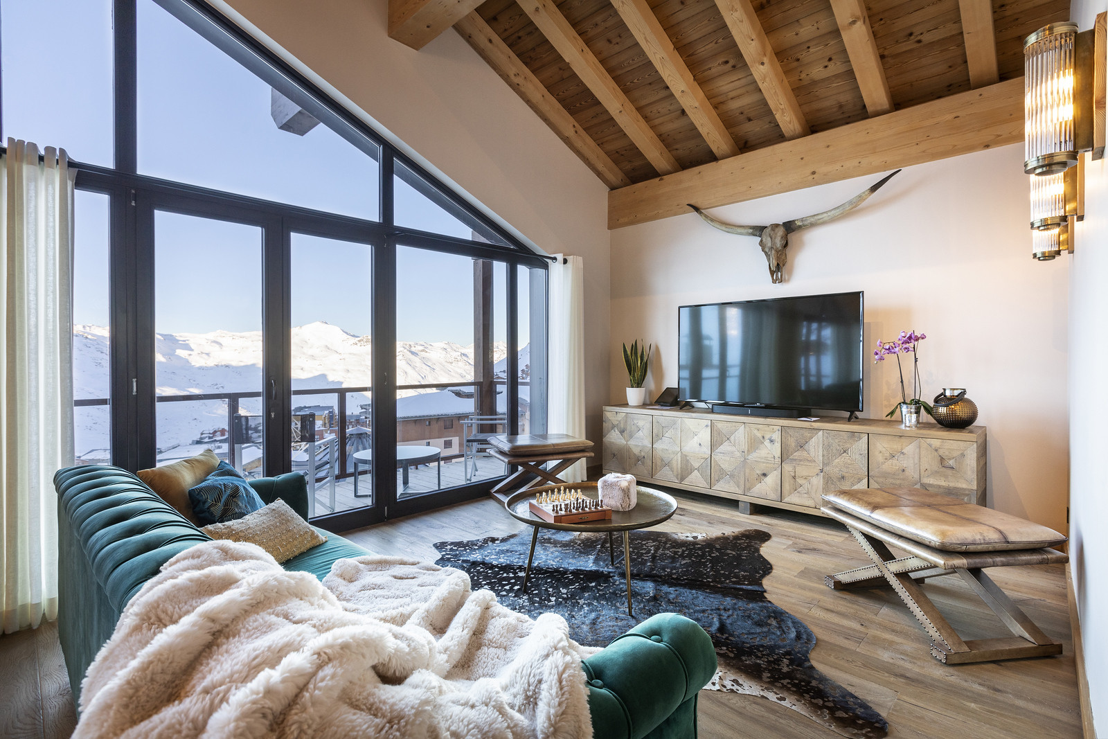 Val Thorens Location Chalet Luxe Talju Salon 6