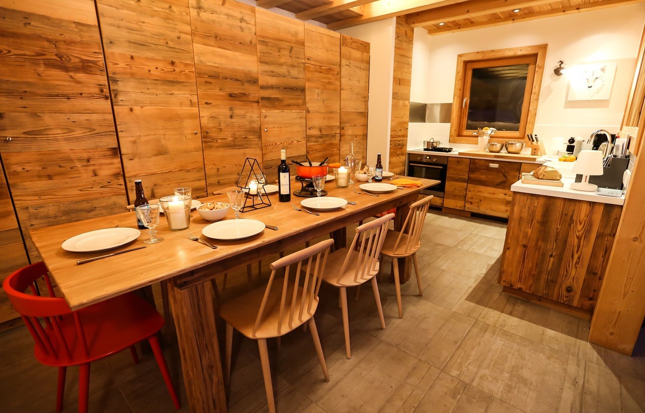 Valloire Location Chalet Luxe Barolyte Salle à Manger 1