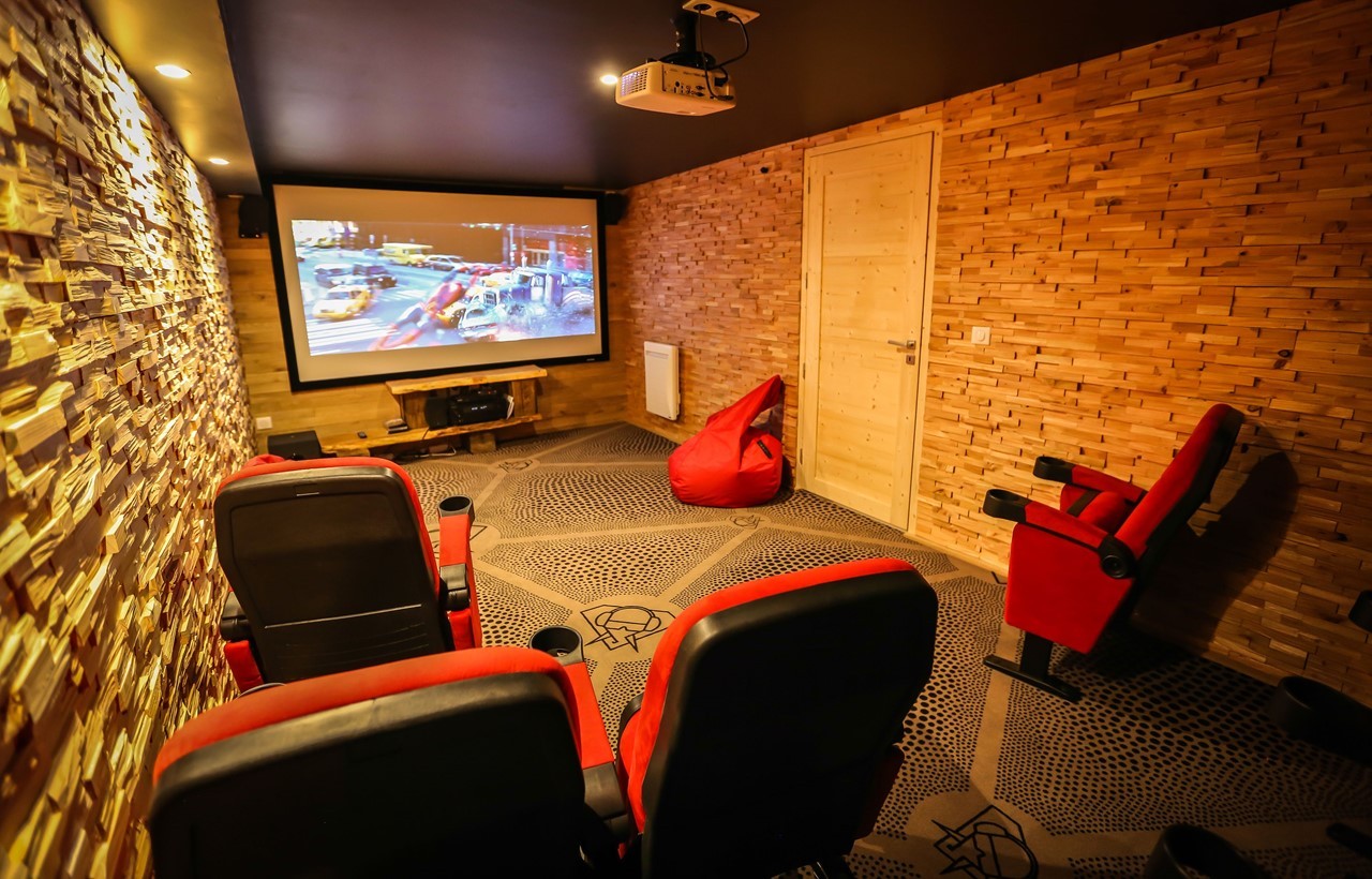 Valloire Luxury Rental Chalet Buglose Cinema Room 2