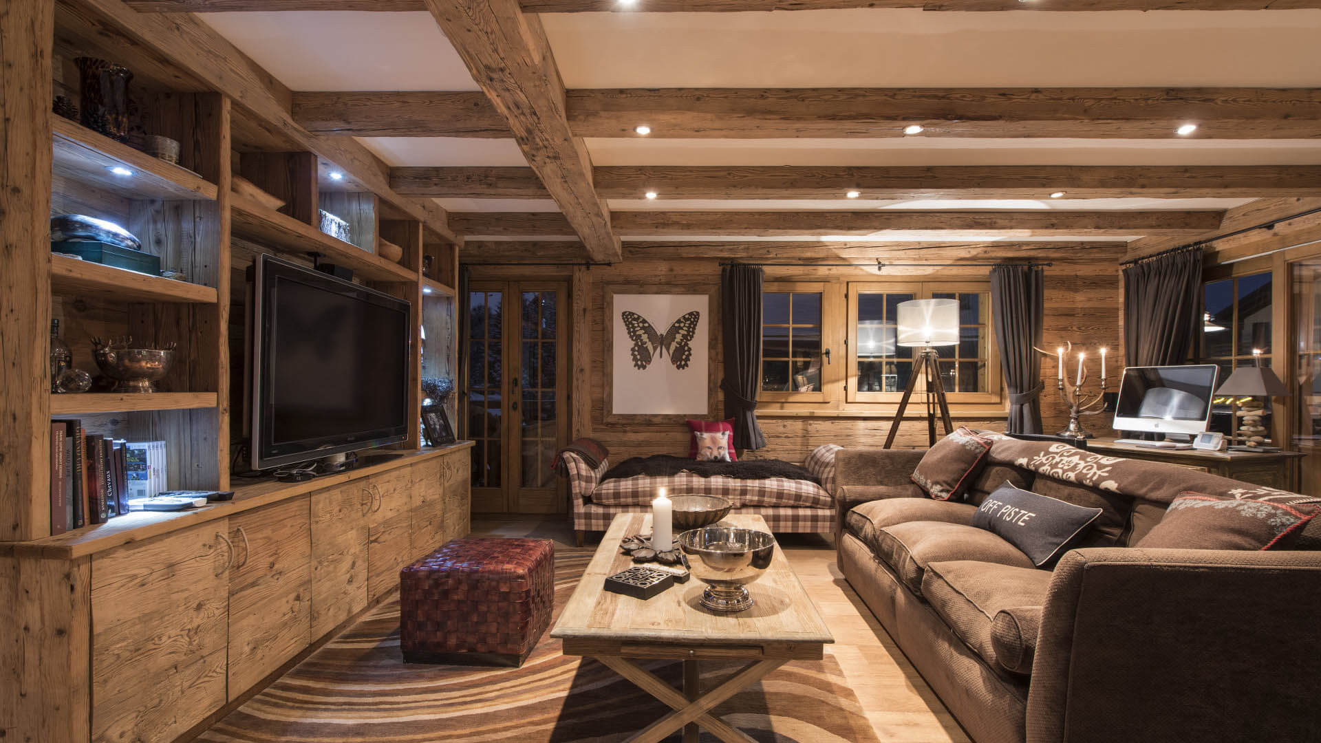 Verbier Location Appartement Luxe Versilite Coin Tv