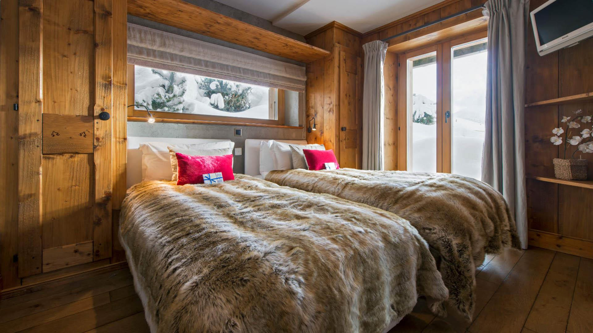 Verbier Location Chalet Luxe Vicanite Chambre 1