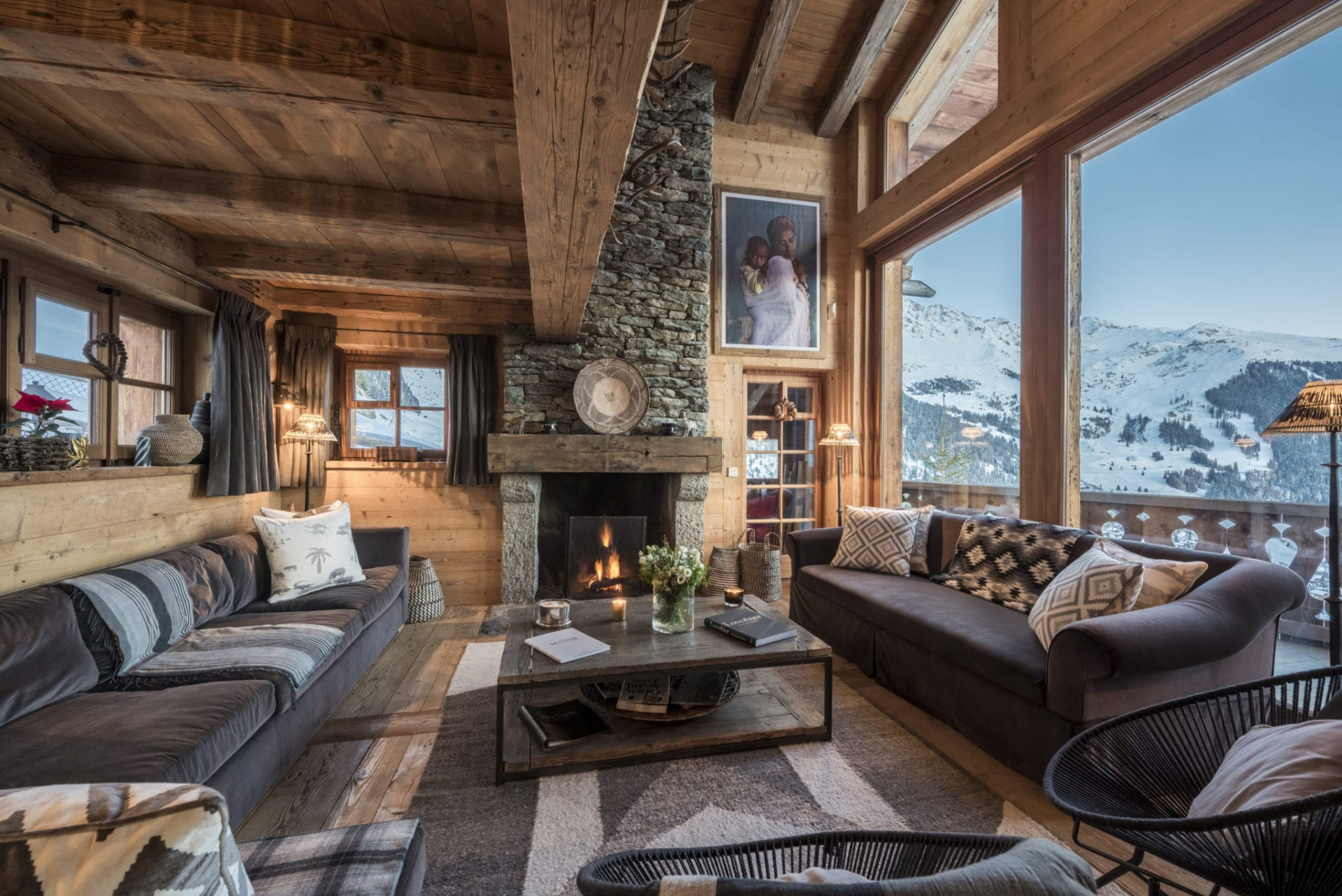 Verbier Location Chalet Luxe Villatonkite Séjour 