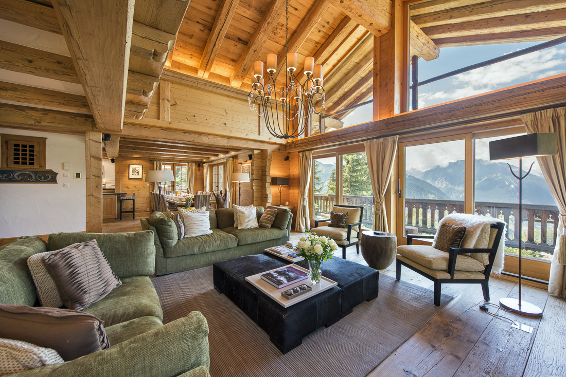 Verbier Location Chalet Luxe Vitalis Séjour 3