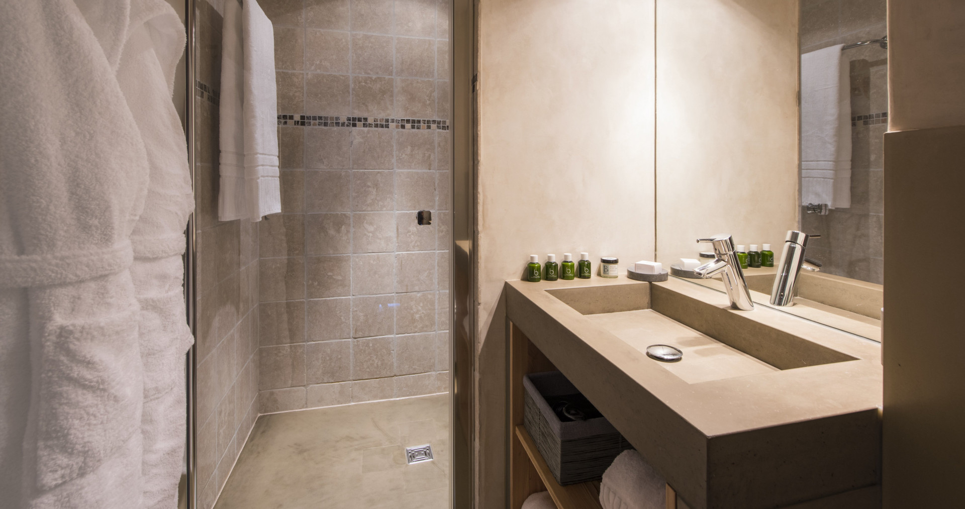 Verbier Location Chalet Luxe Vitulis Douche 