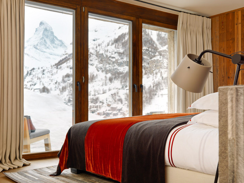 Zermatt Location Chalet Luxe Zercon Chambre
