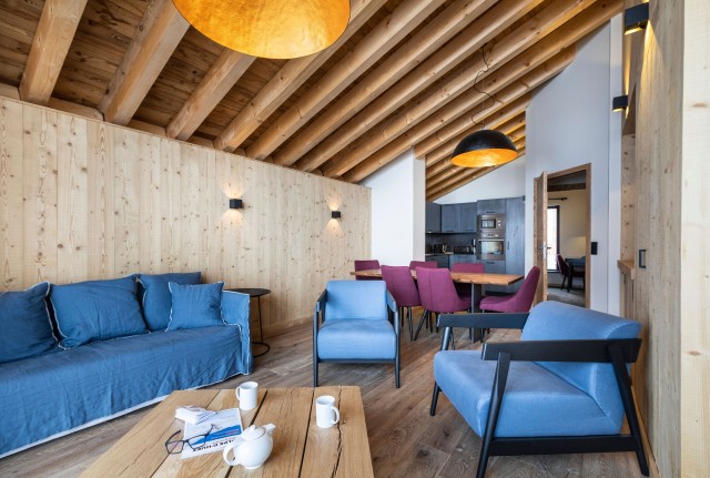 Alpe D'Huez Location Chalet Luxe Acenukite Séjour