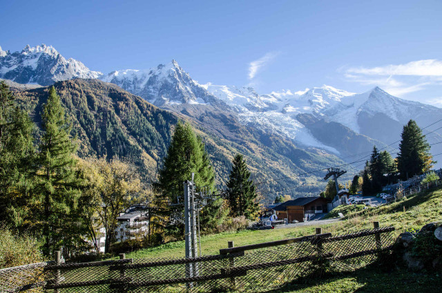 Chamonix Location Chalet Luxe Columbite Vue