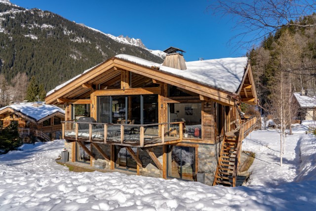 Chamonix Mont Blanc Rental Chalet Luxury Paradamete Outside