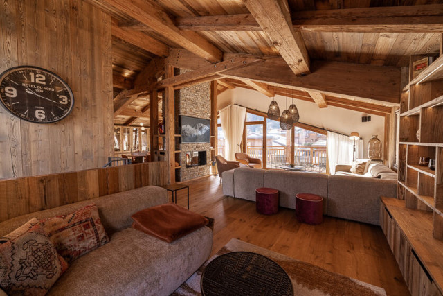 Courchevel 1300 Location Chalet Luxe Talute Salon 