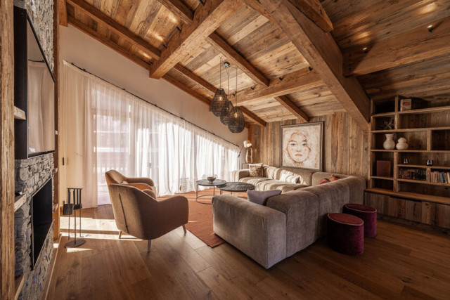 Courchevel 1300 Location Chalet Luxe Talute Séjour 