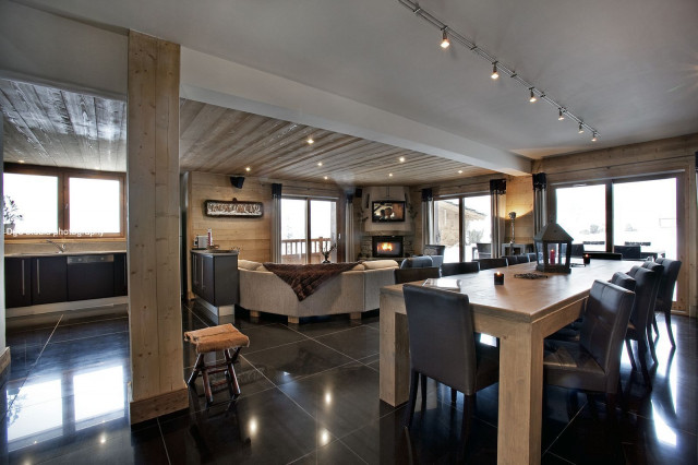 Courchevel 1550 Location Chalet Luxe Kan Jade Séjour 