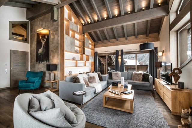 Courchevel 1650 Luxury Rental Appartment Alti Living Room