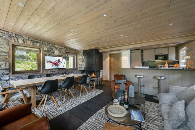 Courchevel 1850 Location Chalet Luxe Cesaria Salon 