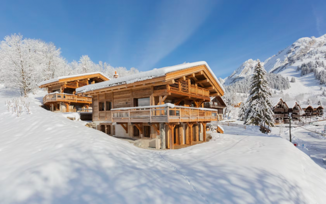 La Clusaz Location Chalet Luxe Ladouwite Vue Extérieure