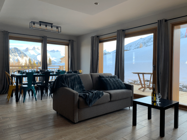 La Toussuire Location Appartement Luxe Tinkate Séjour 